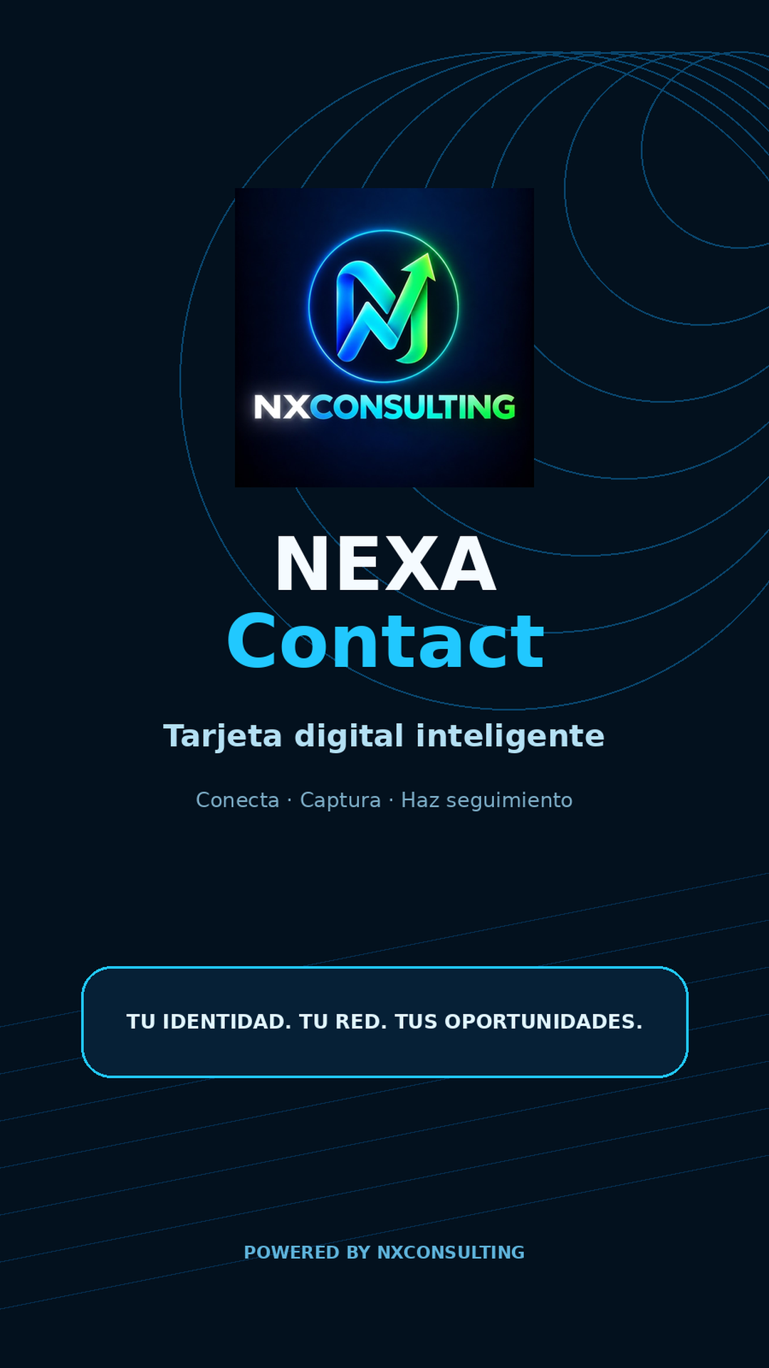 Tarjeta digital NEXA Contact